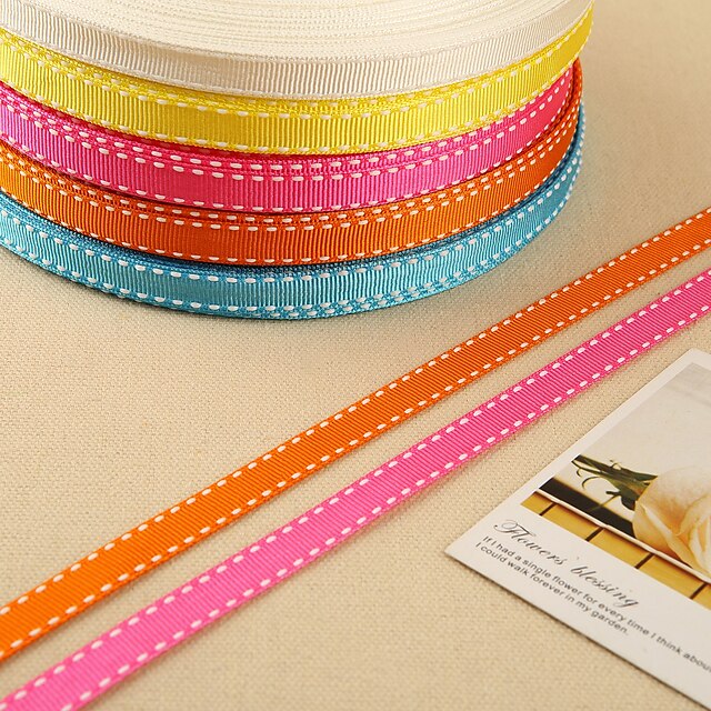  Solid Colored Grosgrain Wedding Ribbons - 1pcs Piece/Set Grosgrain Ribbon Decorate favor holder Decorate gift box Decorate wedding scene