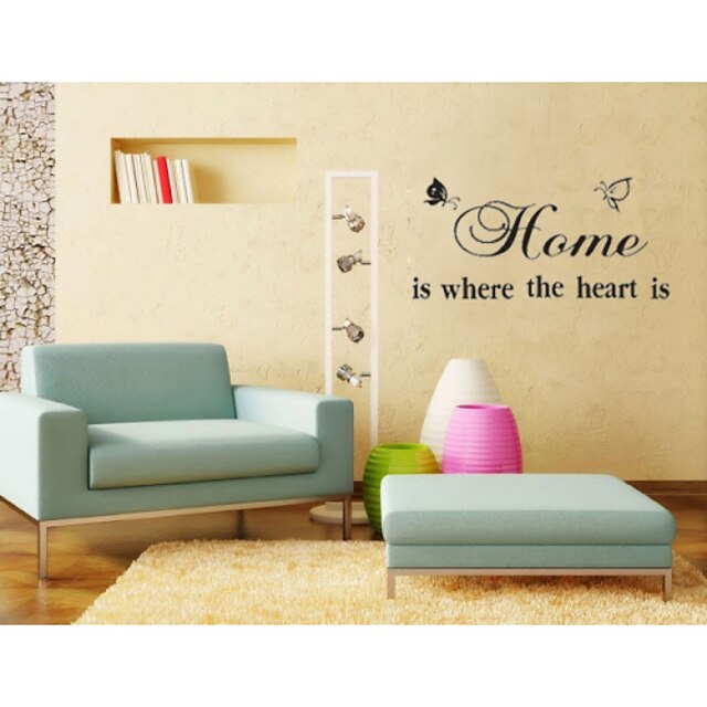  Words & Quotes Wall Stickers Plane Wall Stickers Decorative Wall Stickers, Vinyl Home Decoration Wall Decal Wall Decoration