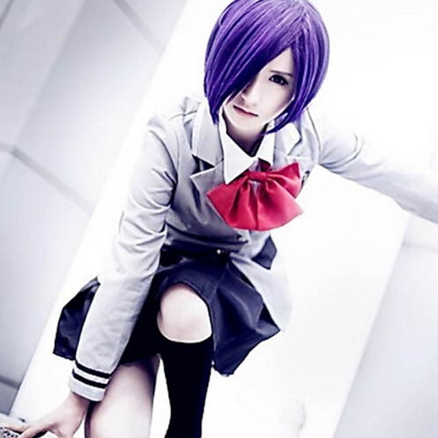  Inspiriert von Tokyo Ghoul Kirishima Touka Schulmädchen Anime Cosplay Kostüme Japanisch Cosplay Kostüme Schuluniformen Anime Langarm Krawatte Mantel Rock Für Damen