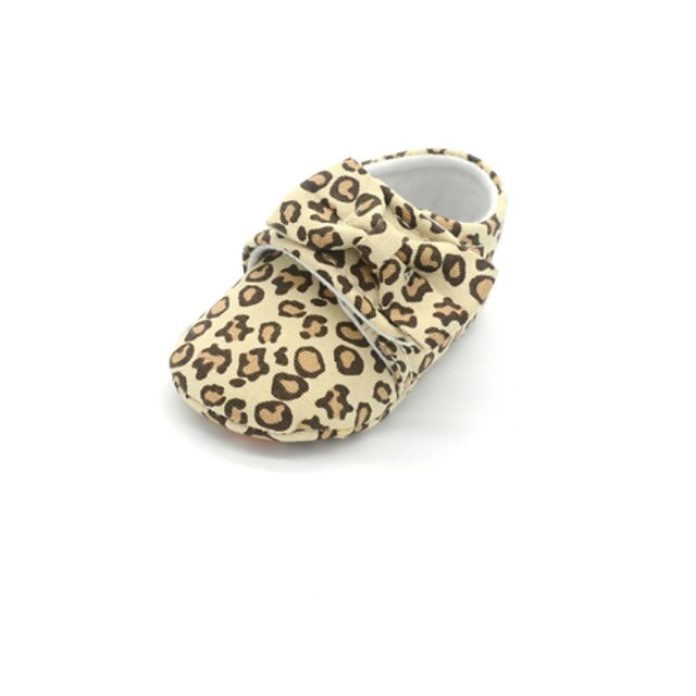  Baby Shoes Casual Fabric Flats Animal Print