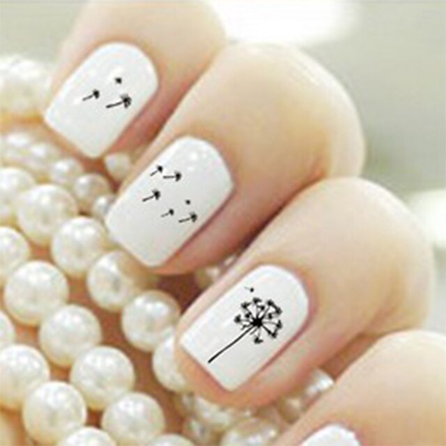  3D Nail Stickers Water Transfer Sticker nail art Manicure Pedicure Lovely Cartoon / Fashion Daily