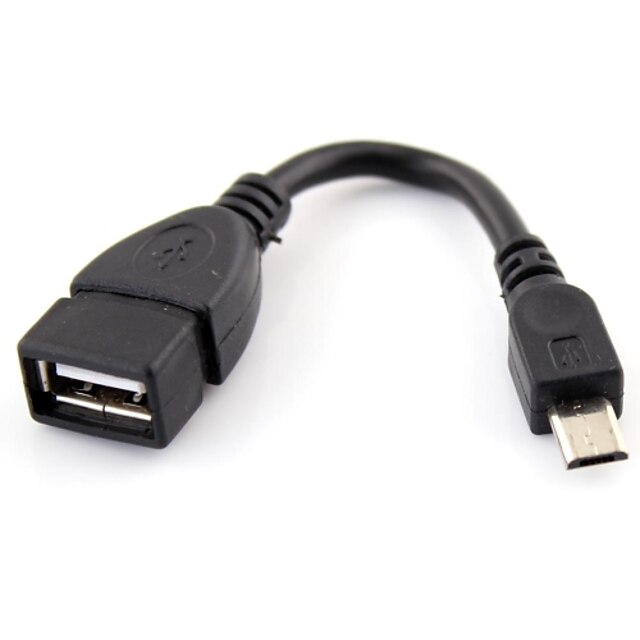  USB 2.0 женщина микро б мужчина преобразователя кабель OTG адаптер для Samsung HTC