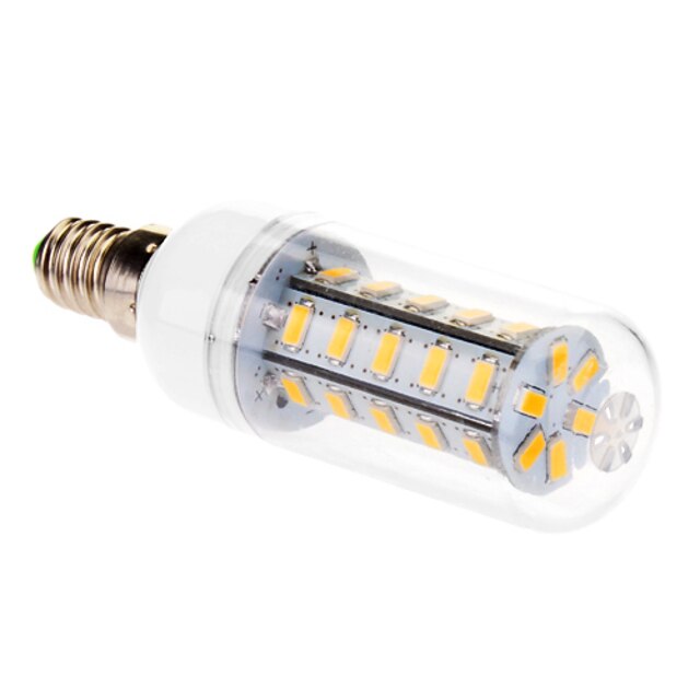  4 W Ampoules Maïs LED 360 lm E14 T 36 Perles LED SMD 5630 Blanc Chaud 220-240 V / #