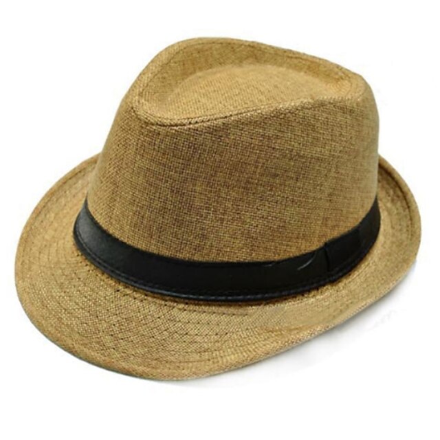  Women/Men Flax Hats With Occasion/Casual/Outdoor Headpiece (More Colors)