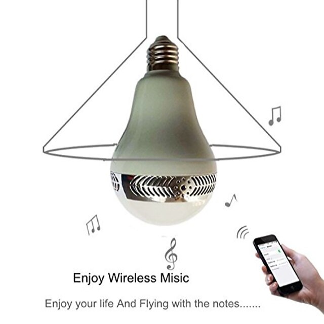  YWXLIGHT® 1pc 5 W LED Globe Bulbs 500 lm E26 / E27 1 LED Beads Rechargeable Bluetooth Dimmable 85-265 V / 1 pc / RoHS