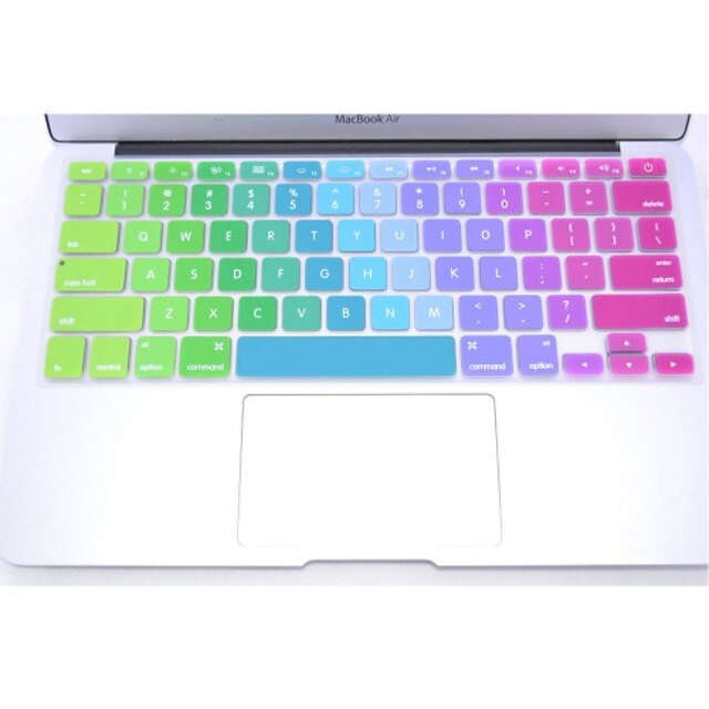  coosbo® fargerik silikon tastatur beskyttelsesdeksel hud for 11 