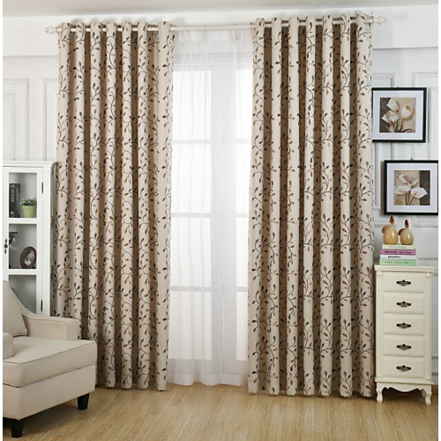  Ready Made Room Darkening Blackout Curtains Drapes One Panel For Bedroom/Living Room