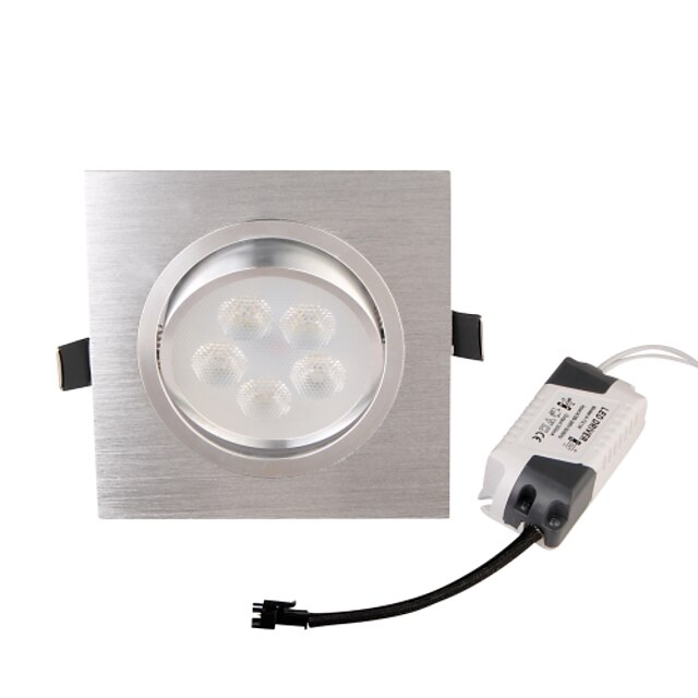  YouOKLight Upotetut valaisimet 450 lm 5 LED-helmet Teho-LED Koristeltu Lämmin valkoinen 85-265 V / 2 kpl / RoHs / 100