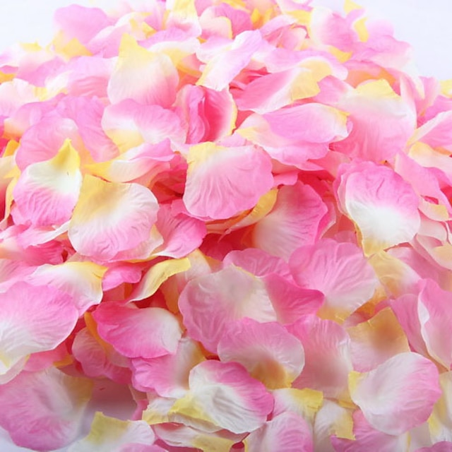  1 Ramo Poliéster Rosas Flor de Mesa Flores artificiais