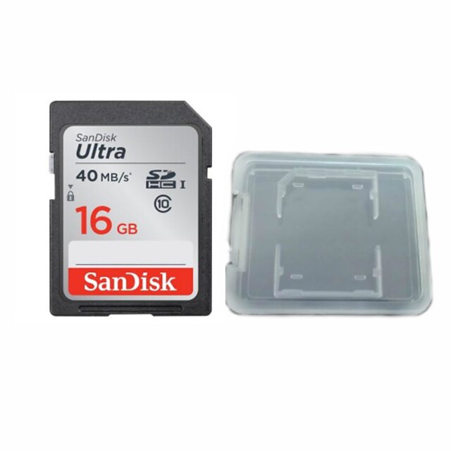  Original SanDisk Digital 16GB Class 10 40m / s Sdun Speicherkarte und die Speicherkarte Feld