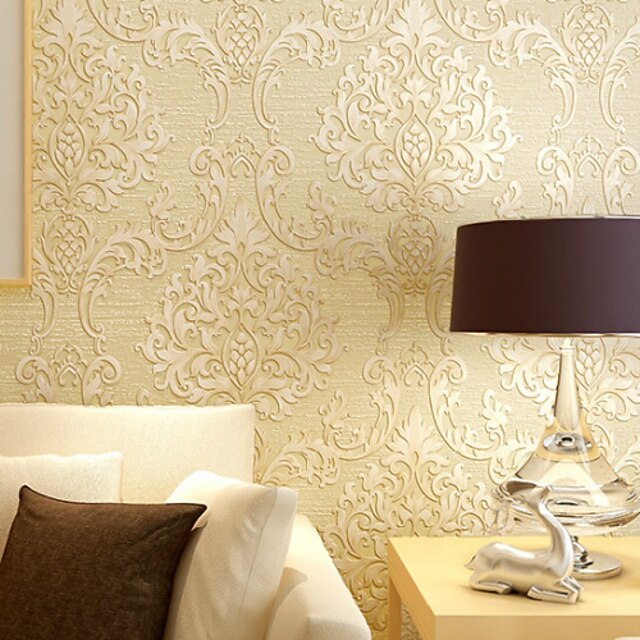  Art Deco Home Decoration Classical Wall Covering, Non-woven Paper Material Adhesive required Wallpaper, Room Wallcovering
