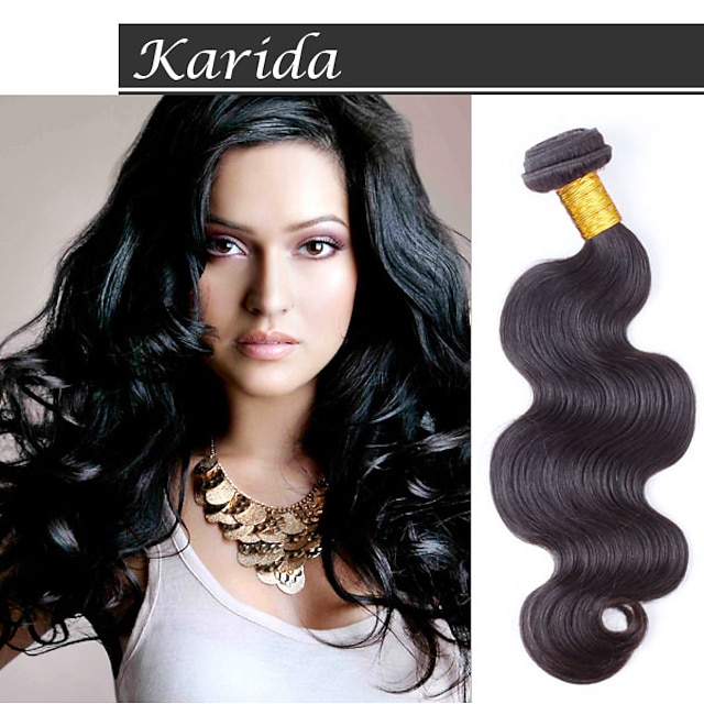  Brazilian Hair Wavy 500 g Natural Color Hair Weaves / Hair Bulk Human Hair Weaves Human Hair Extensions