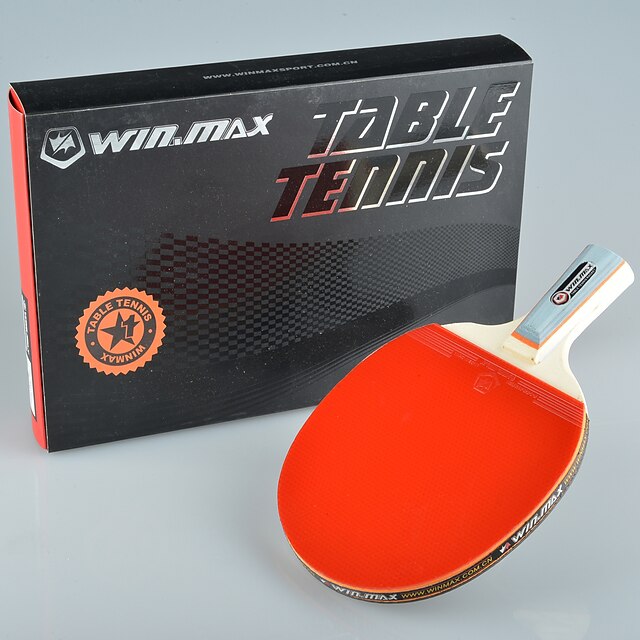  winmax® 1 hvězda jednolůžkový stolní tenis / ping-pong raketa krátká rukojeť s krabice barevné
