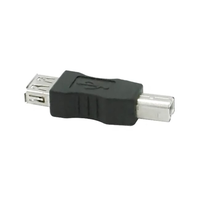  USB 2.0 Type A Female, hogy B típusú USB 2.0 férfi nyomtató vezeték hosszabbító adapter