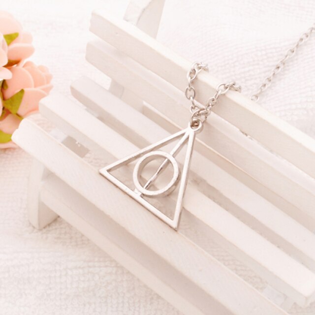  Women's Pendant Necklace Ladies Casual / Daily Fashion Alloy Light Brown Silver Necklace Jewelry For Party