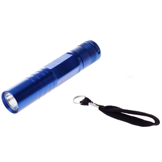  LED Flashlights / Torch LED 10-50 lm 1 Mode Waterproof / Mini Camping / Hiking / Caving / Everyday Use / Traveling Silver / Red / Blue