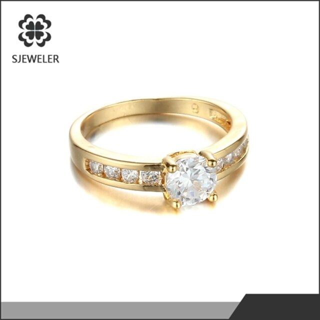  Statement Rings Fashion Luxury Cubic Zirconia Platinum Plated Imitation Diamond Jewelry For Wedding Party 1pc