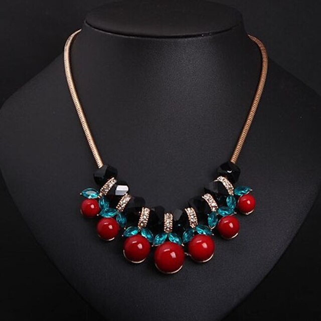  New Arrival Fashional Hot Selling Popular Rhinestone Crystal Cherry Necklace