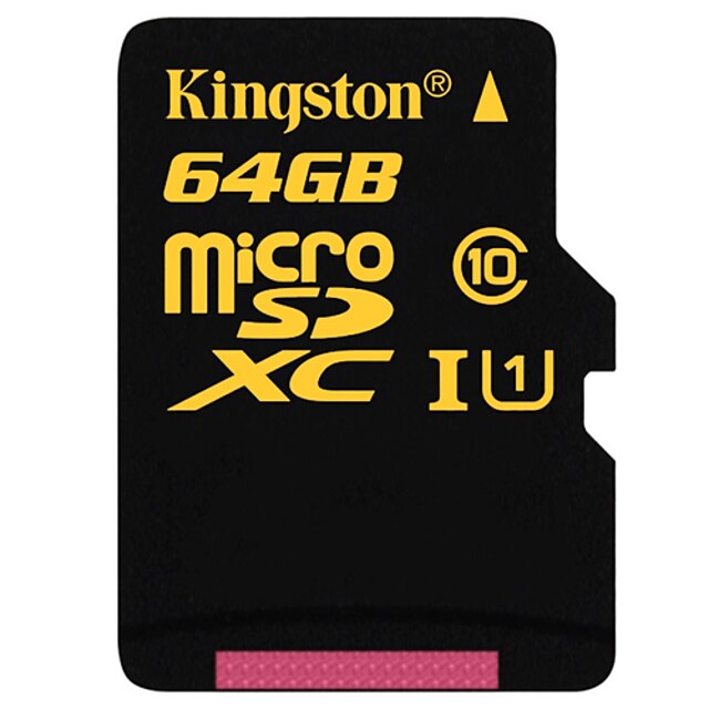  Kingston 64 GB Micro SD kártya TF kártya Memóriakártya UHS-I U1 / Class10