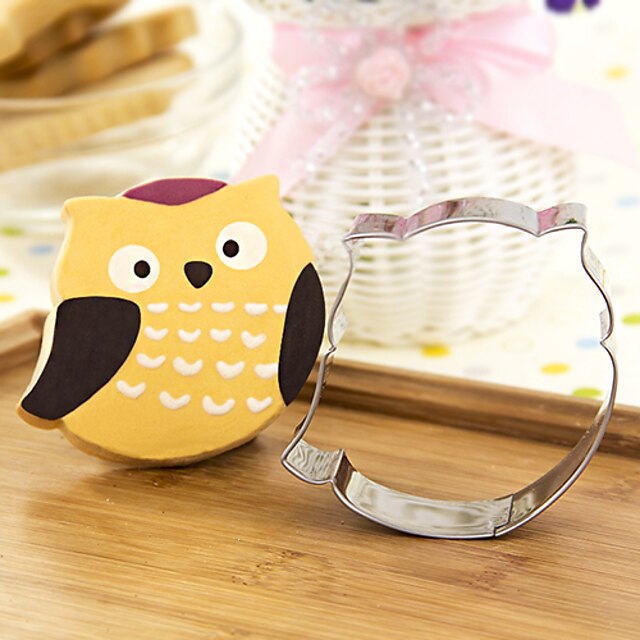  Cartoon Owl Cookie Cutters Fruit Cut Cake Mold Stainless Steel