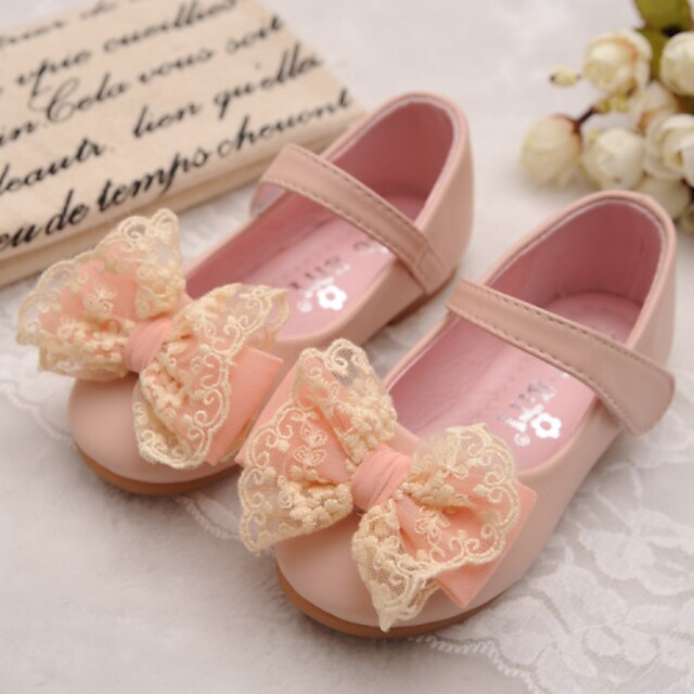  Girls' Shoes Casual Comfort Round Toe Leather Flats Shoes with Magic Tape More Colors available