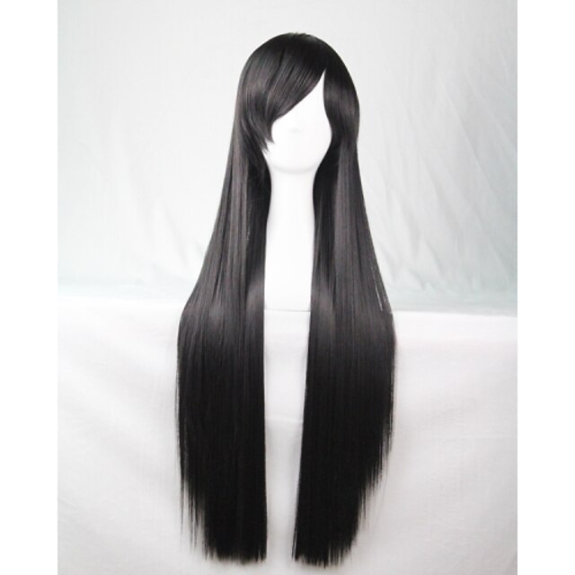  Косплэй парики Парики из искусственных волос Парик Черный Искусственные волосы Жен. Черный