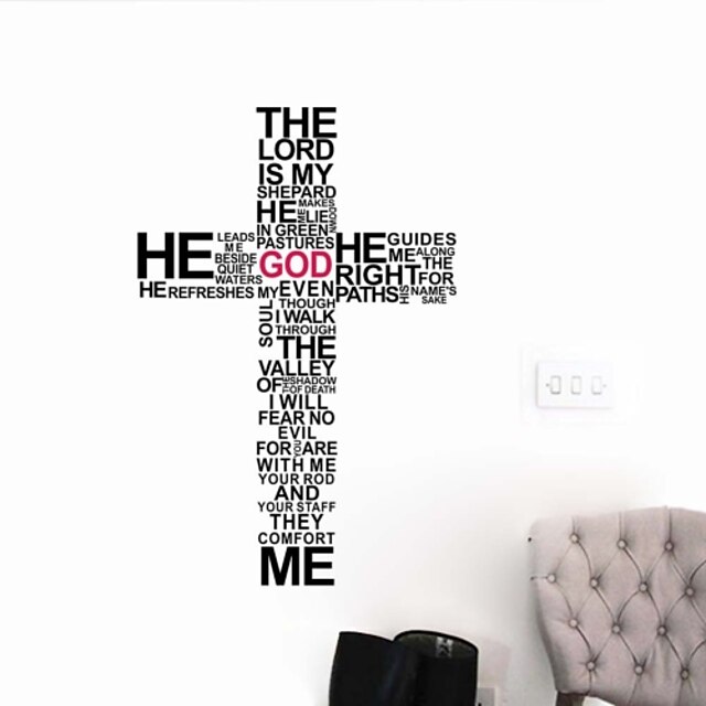  Mondások & Idézetek Falimatrica Word & Quotes Wall Stickers Dekoratív falmatricák, Vinil lakberendezési fali matrica Fal Dekoráció 1 / Eltávolítható / Újra-pozícionálható