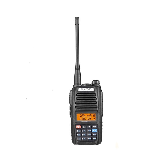  UHF: 400-519mhz& VHF: 136-174mhz 5W fm két rádió walkie-talkie adó kaputelefon E600