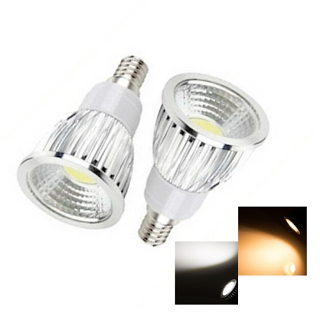  LED Σποτάκια 50-150 lm E14 1 LED χάντρες COB Θερμό Λευκό Ψυχρό Λευκό 220-240 V / 2 τμχ / RoHs / CCC
