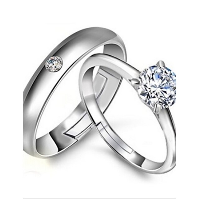  Dames Statement Ring Zilver Sterling zilver Bruiloft / Feest / Verloving Kostuum juwelen