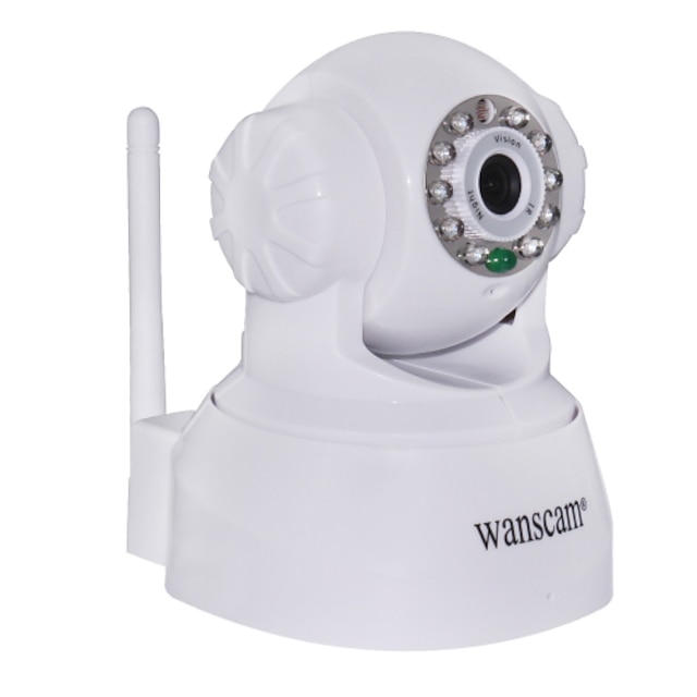  Wanscam® Câmera de Monitoramento IP com Controle de Ângulo e Sensor de Movimento (IR Visão Notura, DDNS)