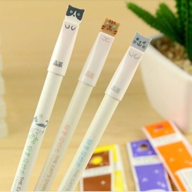  Pen Pen Gel Pens Pen, Plastic Black Ink Colors For School Supplies Office Supplies Pack of