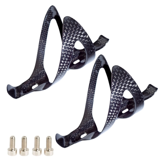  Bicicletta Portaborraccia Fibra di carbonio Ultra leggero (UL) Duraturo Per Ciclismo Bici da strada Mountain bike BMX TT Bicicletta pieghevole Fibra di carbonio