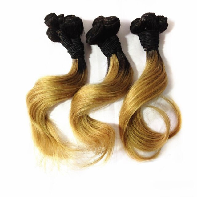  Перуанские волосы Волнистый Ткет человеческих волос 1 шт. 0.035