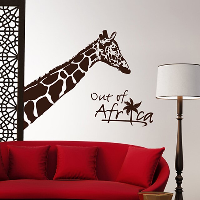  Wall Stickers Wall Decals, Modern Small fresh Giraffe PVC Wall Stickers