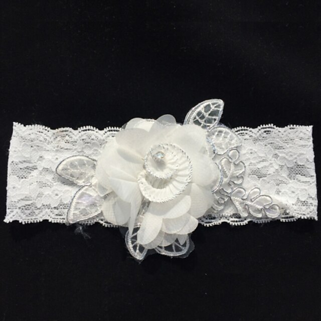  Renda Fashion Wedding Garter Com Flor Ligas