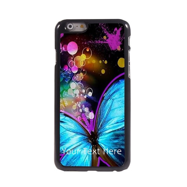  Personalized Gift Beautiful Butterfly Design Aluminum Hard Case for iPhone 6 Plus