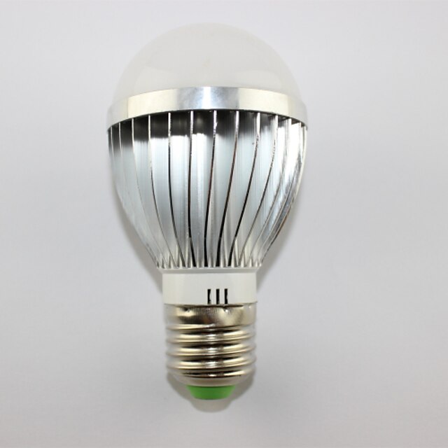  6000-6500 E26/E27 Круглые LED лампы светодиоды Высокомощный LED Холодный белый 6000~6500KK AC 85-265V 