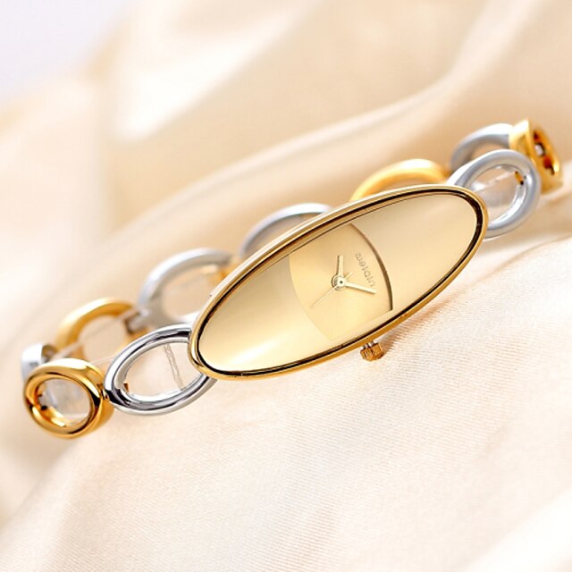 WeiQin Damen Armband-Uhr Quartz Japanischer Quartz Wasserdicht Legierung Band Bequem Elegante Luxuriös Gold Weiß Schwarz Golden