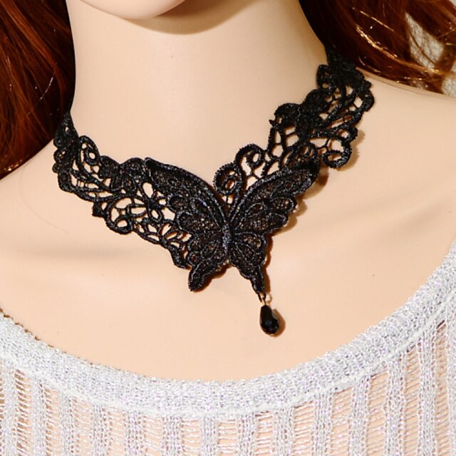  Vintage Schmetterling Form Halskette