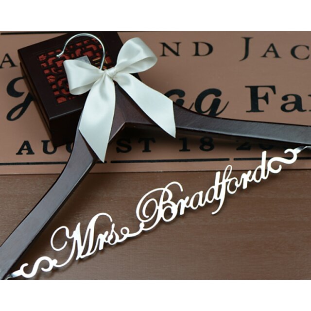  Bride Bridesmaid Flower Girl Couple Wood Aluminum Alloy Polyester Creative Gift Wedding Congratulations Thank You