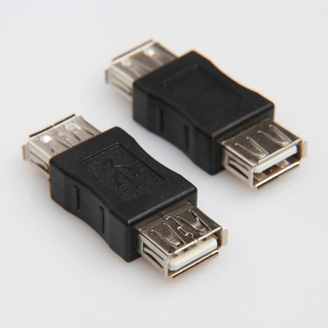  USB 2.0 סוג נקבה לנקבת כבל מצמד כבל מתאם מצמד מחבר ממיר מאריך מחליף