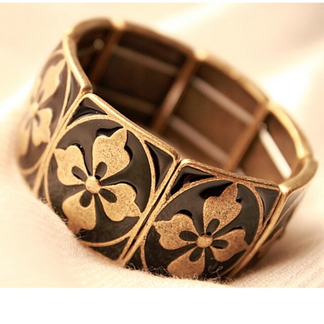  Cuff Bracelet Vintage Party Work Casual Alloy Bracelet Jewelry Screen Color For