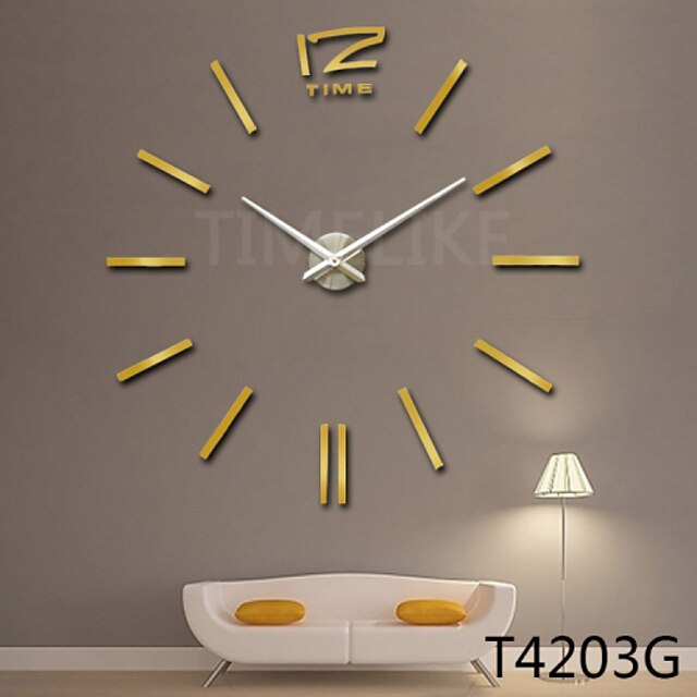  Horloge murale - Nouveauté - Moderne/Contemporain - en Acrylique/Métal