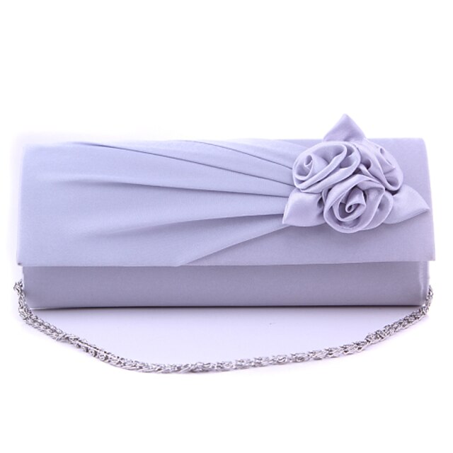  Women's Bags Silk Evening Bag / Cover for Wedding / Event / Party / Formal White / Black / Red / Wedding Bags