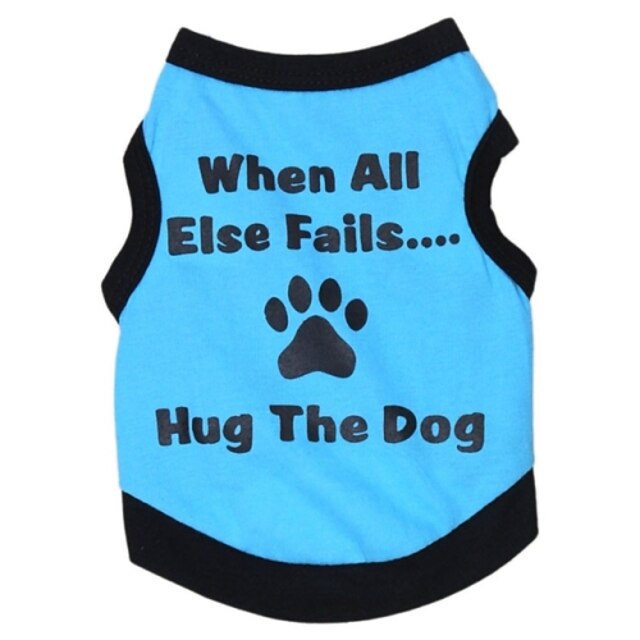  Kot Psy T-shirt Ubrania dla szczeniąt Litery i cyfry Cosplay Ubrania dla psów Ubrania dla szczeniąt Stroje dla psów Niebieski Różowy Zielony Kostium dla dziewczynki i chłopca Bawełna XS S M L