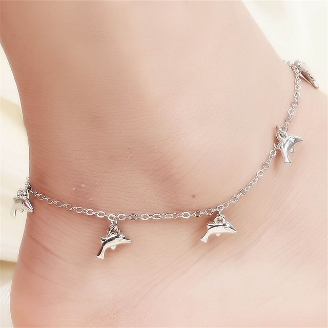  Women's Anklet / Bracelet Copper Silver Plated Unique Design Fashion Anklet Others Jewelry For Party Daily Casual Sports