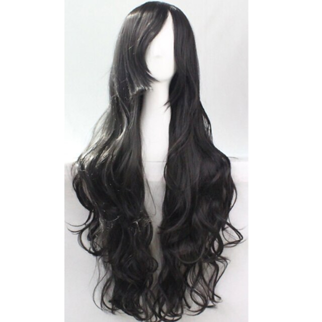  Synthetic Wig Style Capless Wig Black Synthetic Hair Women's Wig Cosplay Wig