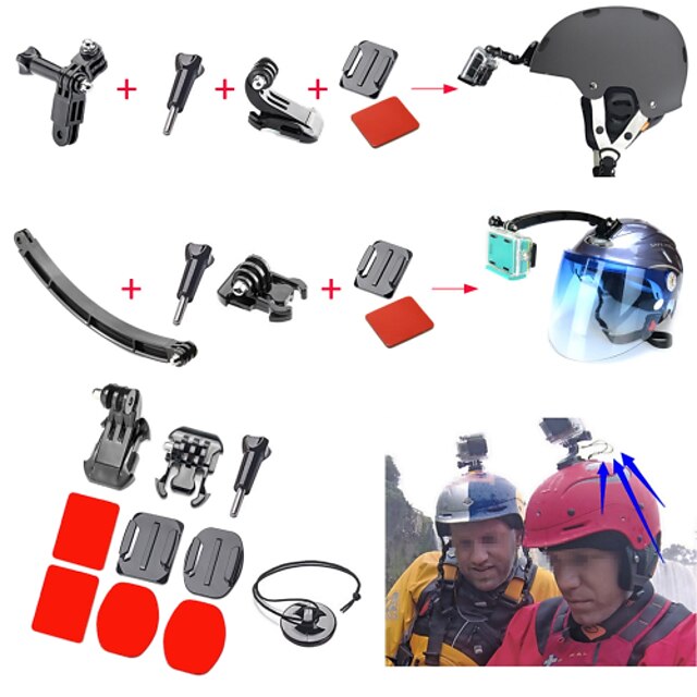  Insertor Anti Ceață Clip Șurub Buoy aspirație Bretele Gripuri Monopied Montură Pentru-Cameră Acțiune,Toate GoPro 5 Gopro 4 Silver Gopro 4