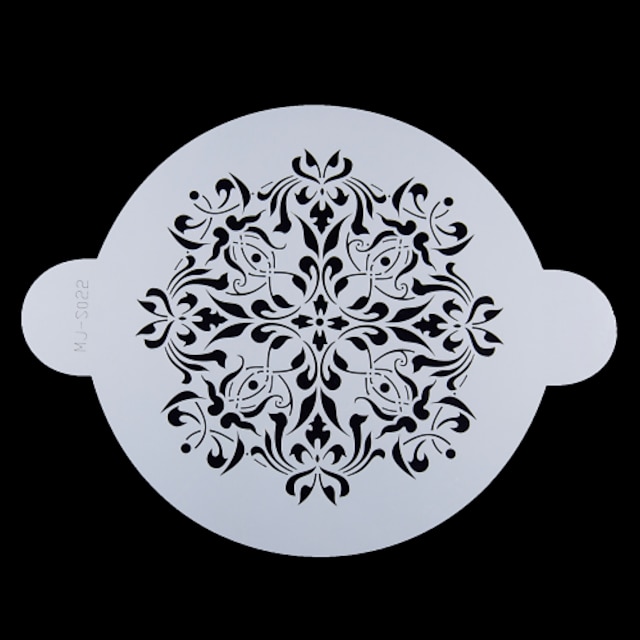  Négy-c torta tetején dekorációval stencil torta tervezés stencil cukor kézműves eszközök színe fehér